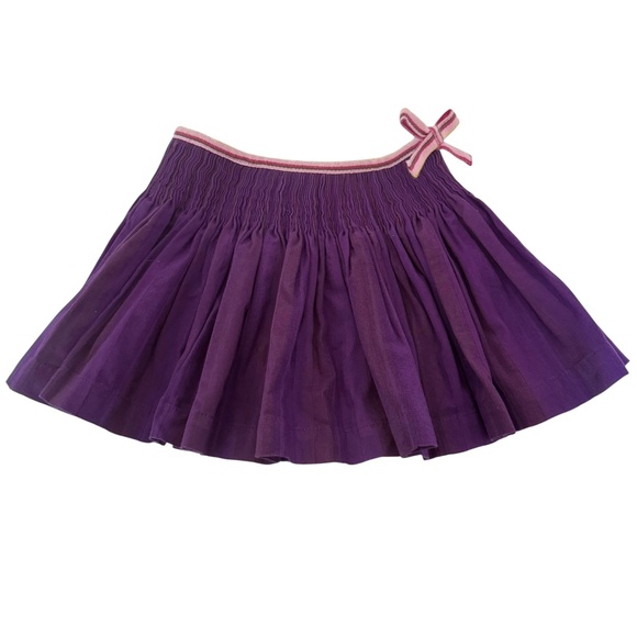 Vintage Baby GAP Smocked Skirt Purple Pink 12-18 Months Girls - Picture 1 of 7